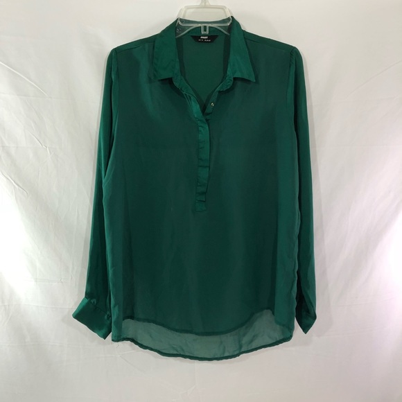 Max Tops - Max Half Buttoned Up Blouse Europe UK 14